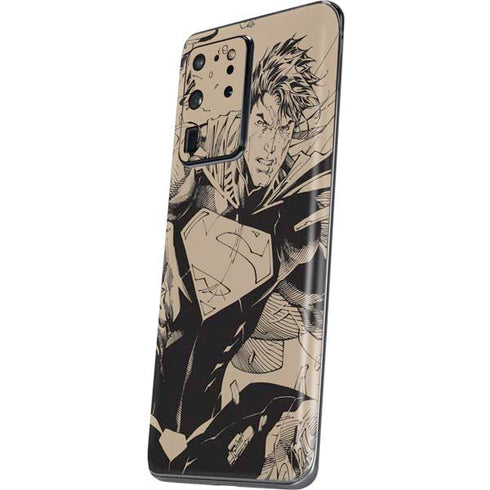 DC Comics Superman Unchained #1 Original Cover Pencils Galaxy S20 Ultra 5G Skin