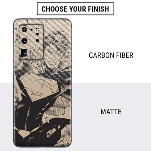 DC Comics Superman Unchained #1 Original Cover Pencils Galaxy S20 Ultra 5G Skin