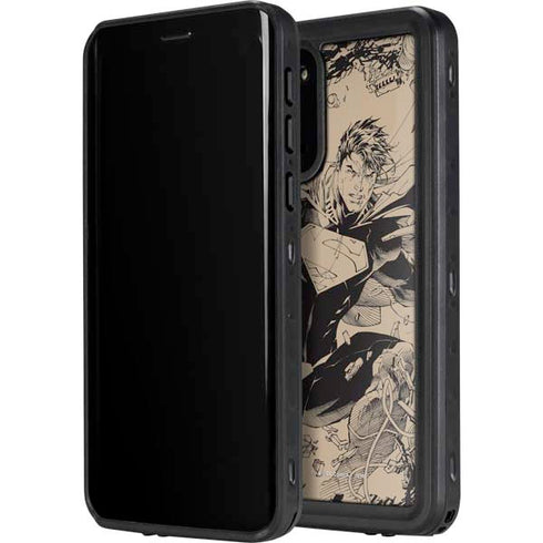 DC Comics Superman Unchained #1 Original Cover Pencils Galaxy S20 Waterproof Case