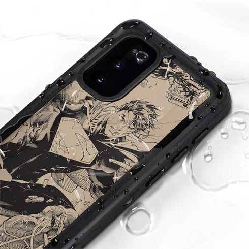 DC Comics Superman Unchained #1 Original Cover Pencils Galaxy S20 Waterproof Case