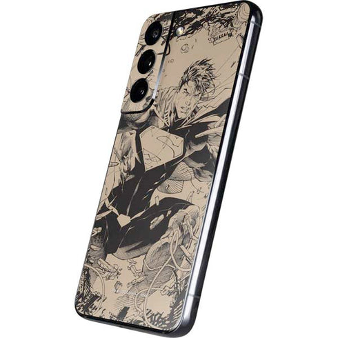 DC Comics Superman Unchained #1 Original Cover Pencils Galaxy S22 Skin