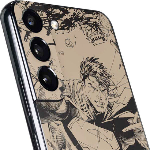 DC Comics Superman Unchained #1 Original Cover Pencils Galaxy S22 Skin