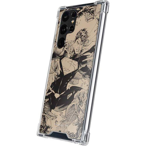 DC Comics Superman Unchained #1 Original Cover Pencils Galaxy S22 Ultra Clear Case