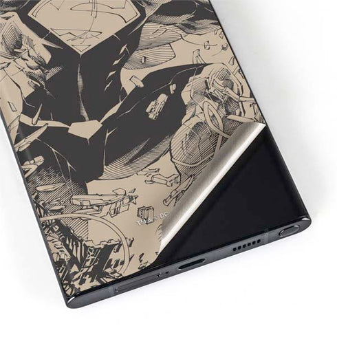 DC Comics Superman Unchained #1 Original Cover Pencils Galaxy S22 Ultra Skin