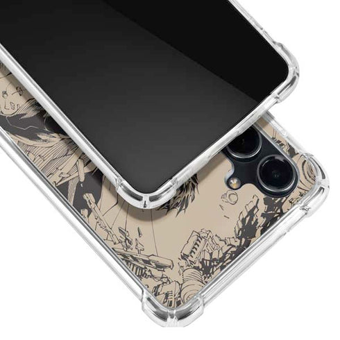 DC Comics Superman Unchained #1 Original Cover Pencils Galaxy S23 FE Clear Case