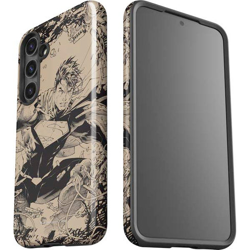 DC Comics Superman Unchained #1 Original Cover Pencils Galaxy S24 Impact Case