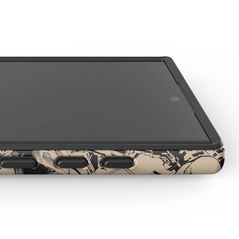 DC Comics Superman Unchained #1 Original Cover Pencils Galaxy S24 Ultra Impact Case