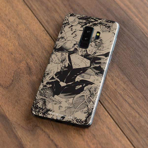 DC Comics Superman Unchained #1 Original Cover Pencils Galaxy S9 Plus Skin