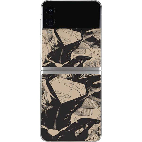 DC Comics Superman Unchained #1 Original Cover Pencils Galaxy Z Flip3 5G Skin