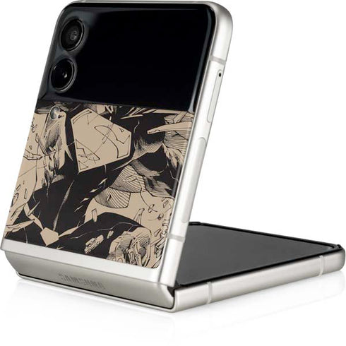 DC Comics Superman Unchained #1 Original Cover Pencils Galaxy Z Flip3 5G Skin