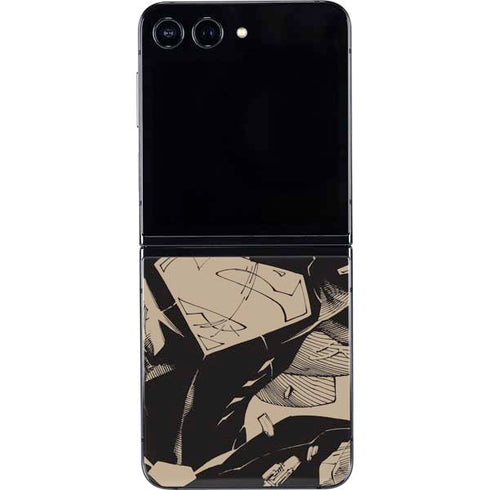 DC Comics Superman Unchained #1 Original Cover Pencils Galaxy Z Flip5 5G Skin