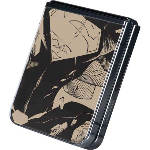 DC Comics Superman Unchained #1 Original Cover Pencils Galaxy Z Flip5 5G Skin