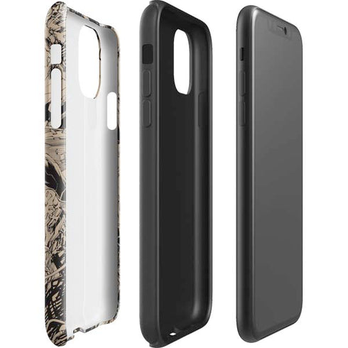 DC Comics Superman Unchained #1 Original Cover Pencils iPhone 11 Impact Case