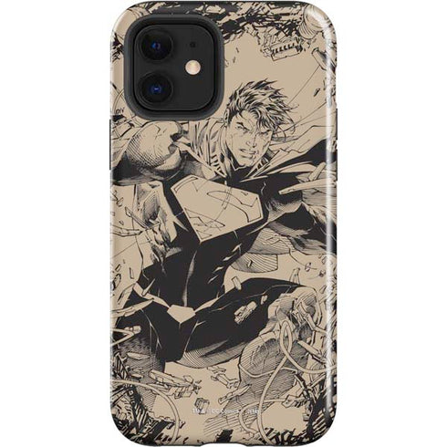 DC Comics Superman Unchained #1 Original Cover Pencils iPhone 12 Impact Case