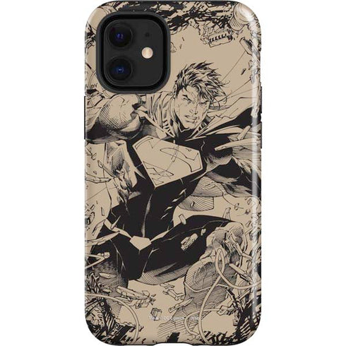 DC Comics Superman Unchained #1 Original Cover Pencils iPhone 12 Mini Impact Case