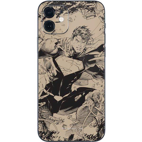 DC Comics Superman Unchained #1 Original Cover Pencils iPhone 12 Mini Skin
