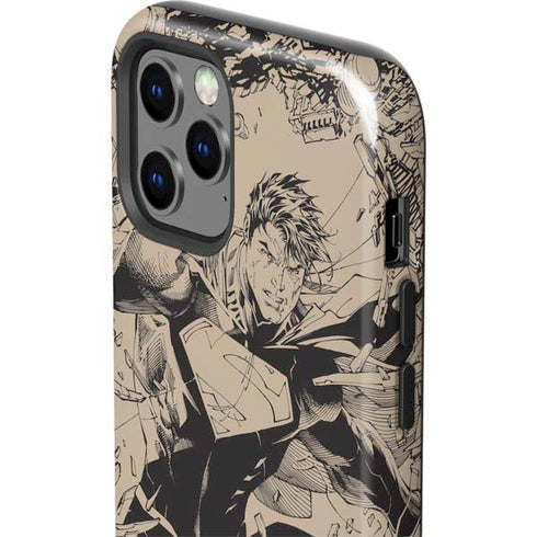 DC Comics Superman Unchained #1 Original Cover Pencils iPhone 12 Pro Impact Case