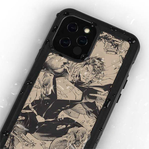 DC Comics Superman Unchained #1 Original Cover Pencils iPhone 12 Pro Max Waterproof Case
