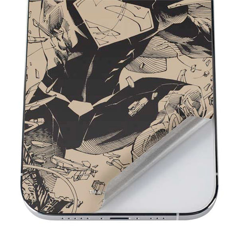 DC Comics Superman Unchained #1 Original Cover Pencils iPhone 12 Pro Skin