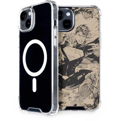 DC Comics Superman Unchained #1 Original Cover Pencils iPhone 13 MagSafe Case