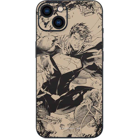 DC Comics Superman Unchained #1 Original Cover Pencils iPhone 13 Skin