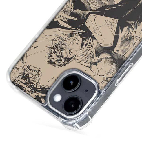 DC Comics Superman Unchained #1 Original Cover Pencils iPhone 15 Plus MagSafe Case