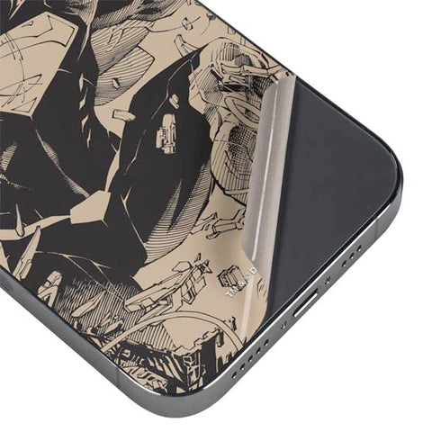 DC Comics Superman Unchained #1 Original Cover Pencils iPhone 14 Pro Max Skin