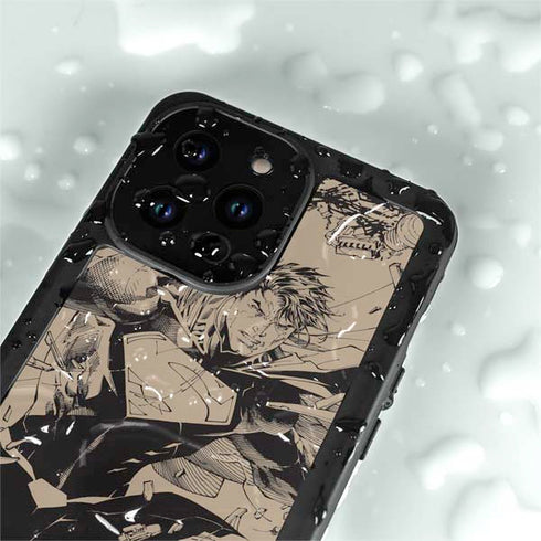 DC Comics Superman Unchained #1 Original Cover Pencils iPhone 14 Pro Max Waterproof Case