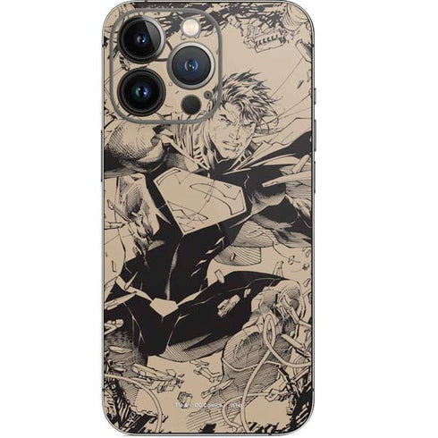 DC Comics Superman Unchained #1 Original Cover Pencils iPhone 14 Pro Skin