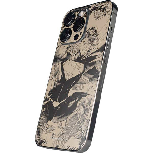 DC Comics Superman Unchained #1 Original Cover Pencils iPhone 15 Pro Skin