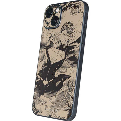 DC Comics Superman Unchained #1 Original Cover Pencils iPhone 14 Skin