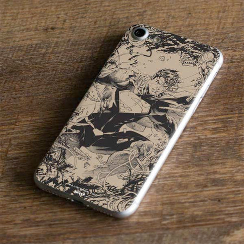 DC Comics Superman Unchained #1 Original Cover Pencils iPhone 7 Skin