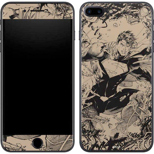DC Comics Superman Unchained #1 Original Cover Pencils iPhone 8 Plus Skin