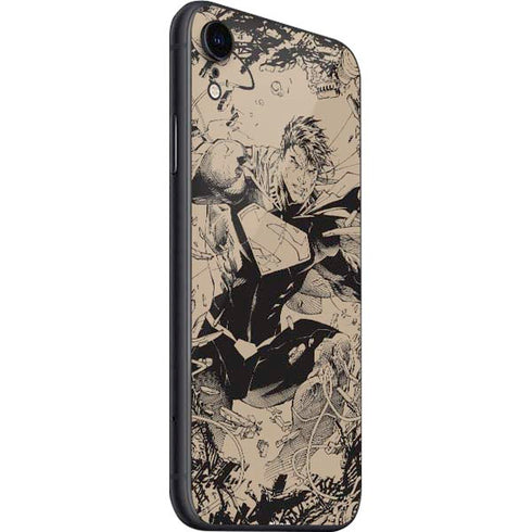 DC Comics Superman Unchained #1 Original Cover Pencils iPhone SE (2nd & 3rd Gen) Skin