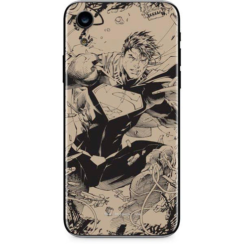 DC Comics Superman Unchained #1 Original Cover Pencils iPhone XR Skin
