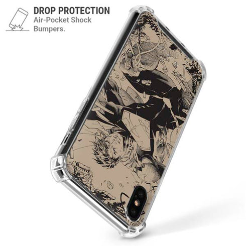 DC Comics Superman Unchained #1 Original Cover Pencils iPhone XS Max Clear Case