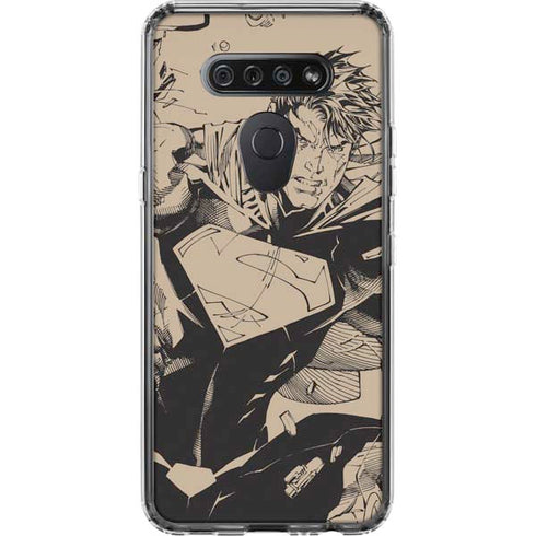 DC Comics Superman Unchained #1 Original Cover Pencils LG K51/Q51 Clear Case