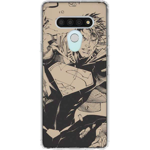 DC Comics Superman Unchained #1 Original Cover Pencils LG Stylo 6 Clear Case
