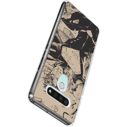 DC Comics Superman Unchained #1 Original Cover Pencils LG Stylo 6 Clear Case