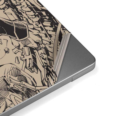 DC Comics Superman Unchained #1 Original Cover Pencils MacBook Pro 14in (2021-24) Skin