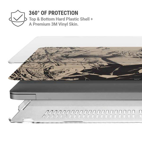 DC Comics Superman Unchained #1 Original Cover Pencils MacBook Pro 16in (2021-25) Case plus Skin