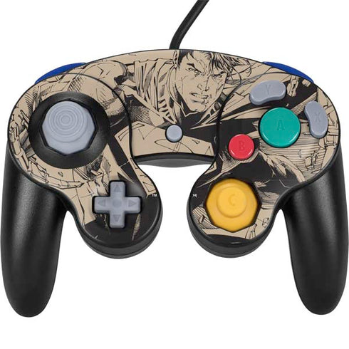 DC Comics Superman Unchained #1 Original Cover Pencils Nintendo GameCube Controller Skin