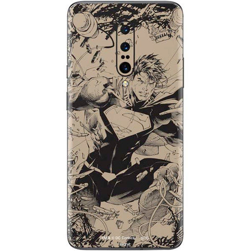 DC Comics Superman Unchained #1 Original Cover Pencils OnePlus 7 Pro Skin