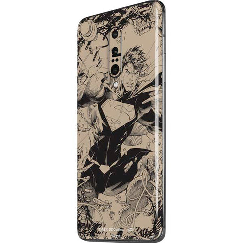DC Comics Superman Unchained #1 Original Cover Pencils OnePlus 7 Pro Skin