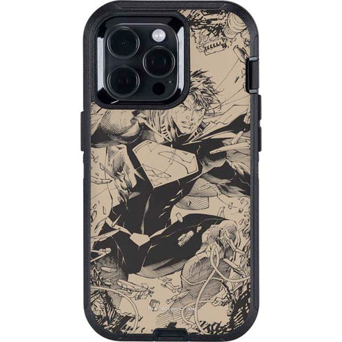 DC Comics Superman Unchained #1 Original Cover Pencils Otterbox Defender iPhone Skin