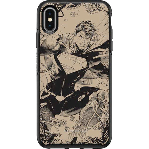 DC Comics Superman Unchained #1 Original Cover Pencils Otterbox Symmetry iPhone Skin