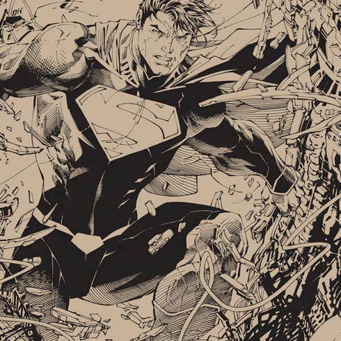 DC Comics Superman Unchained #1 Original Cover Pencils PS4 Console and Controller Bundle Skin