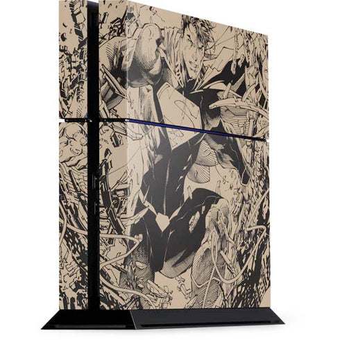DC Comics Superman Unchained #1 Original Cover Pencils PS4 Console Skin