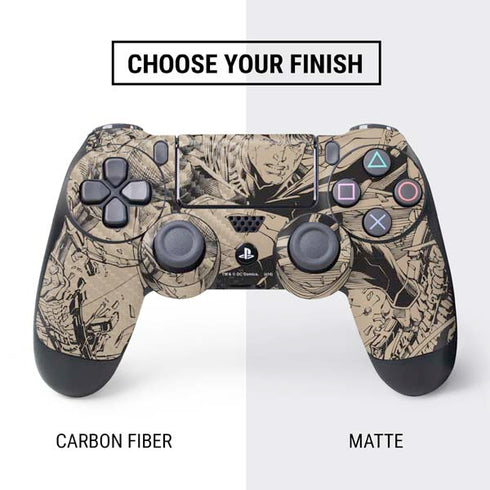 DC Comics Superman Unchained #1 Original Cover Pencils PS4 Controller Skin