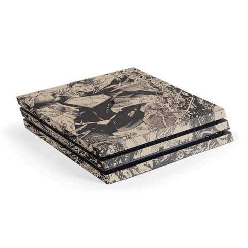 DC Comics Superman Unchained #1 Original Cover Pencils PS4 Pro Console Skin